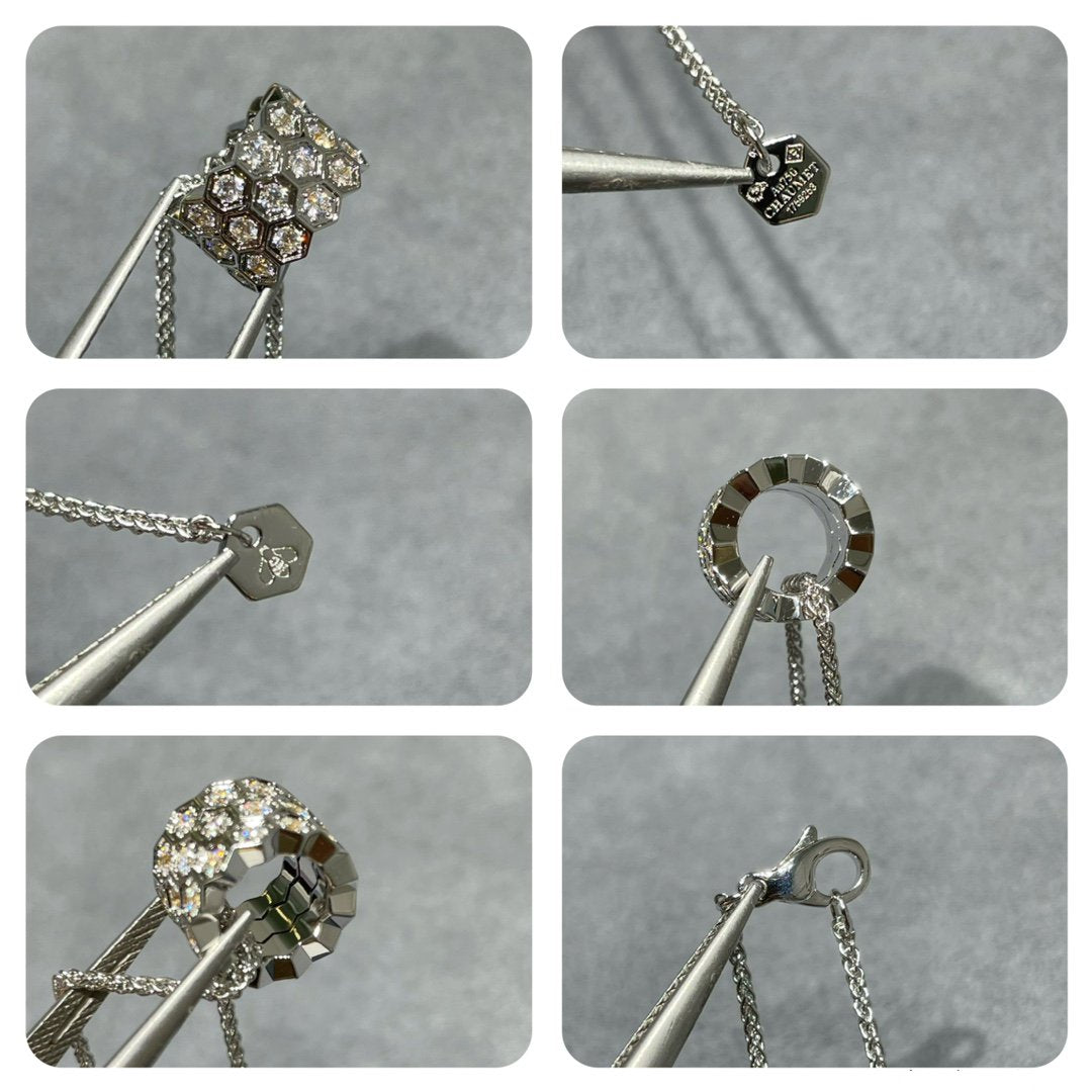 ¡®Lumi¡¯BEE LOVE DIAMOND PAVED 3 ROW NECKLACE