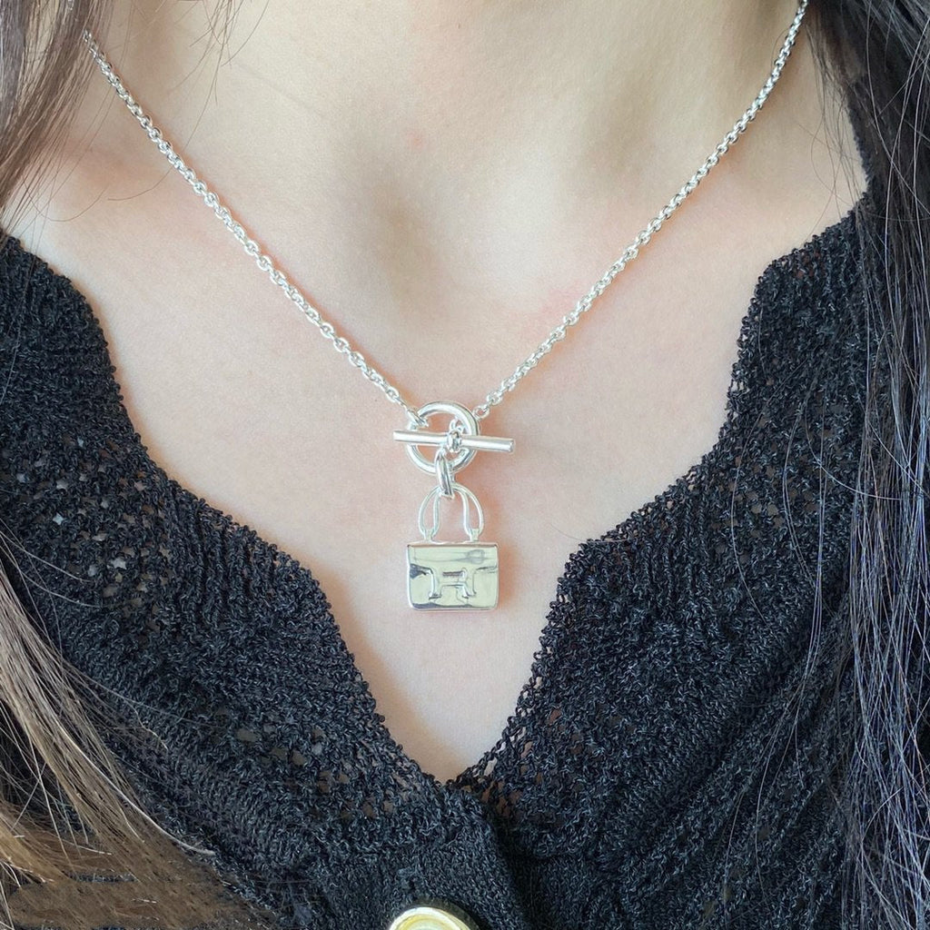 ¡®Lumi¡¯CONSTANCE PEDANT SILVER NECKLACE