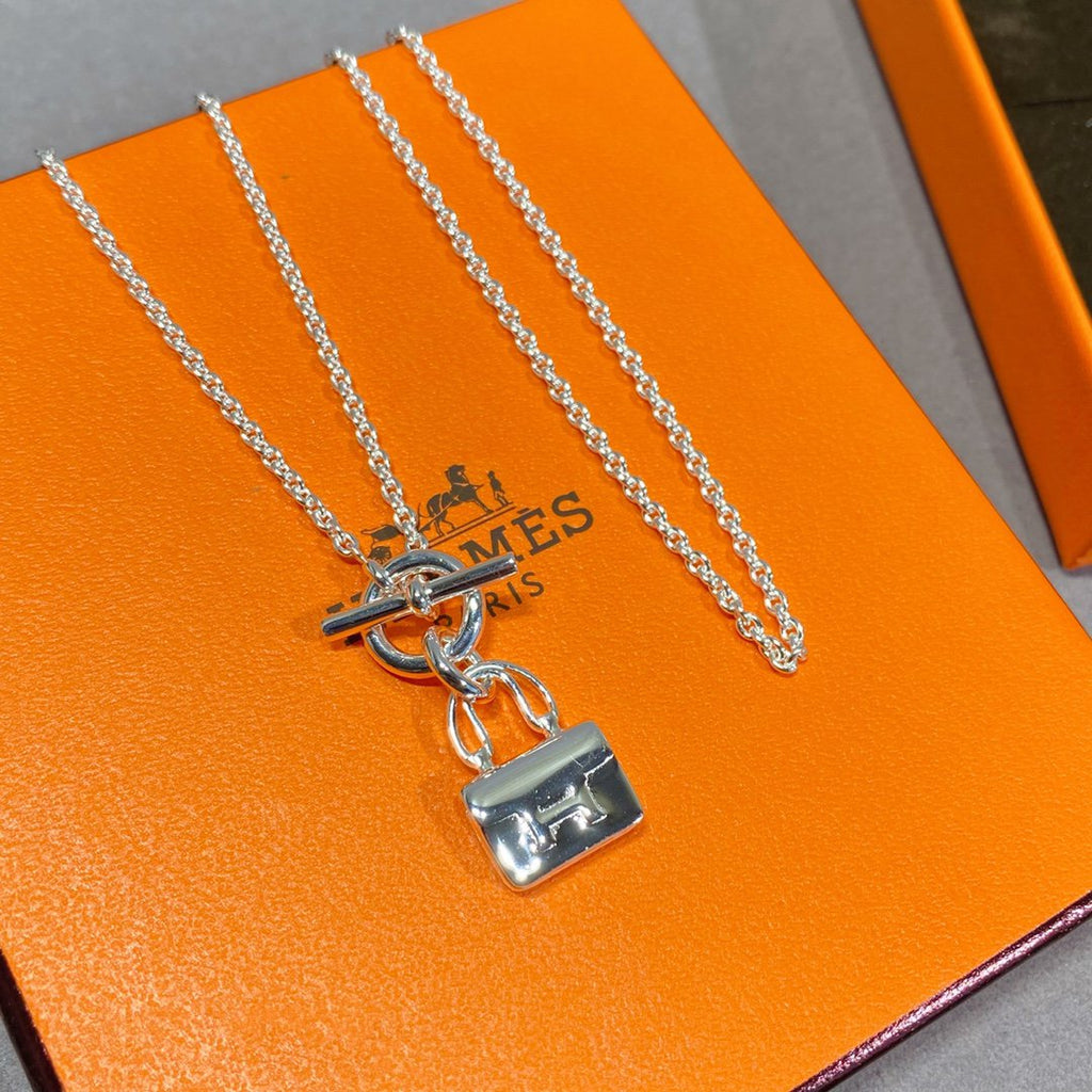 ¡®Lumi¡¯CONSTANCE PEDANT SILVER NECKLACE