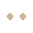 ¡®Lumi¡¯CLOVER MEDIUM 1 MOTIFS FUll DIAMOND EARRINGS