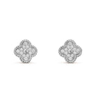 ¡®Lumi¡¯CLOVER MINI DIAMOND STUD EARRINGS