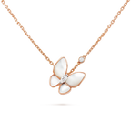 ¡®Lumi¡¯BUTTERFLY MOP DIAMOND NECKLACE