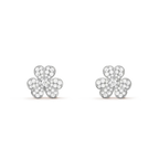 ¡®Lumi¡¯CLOVER COMOS DIAMOND EARRINGS SILVER
