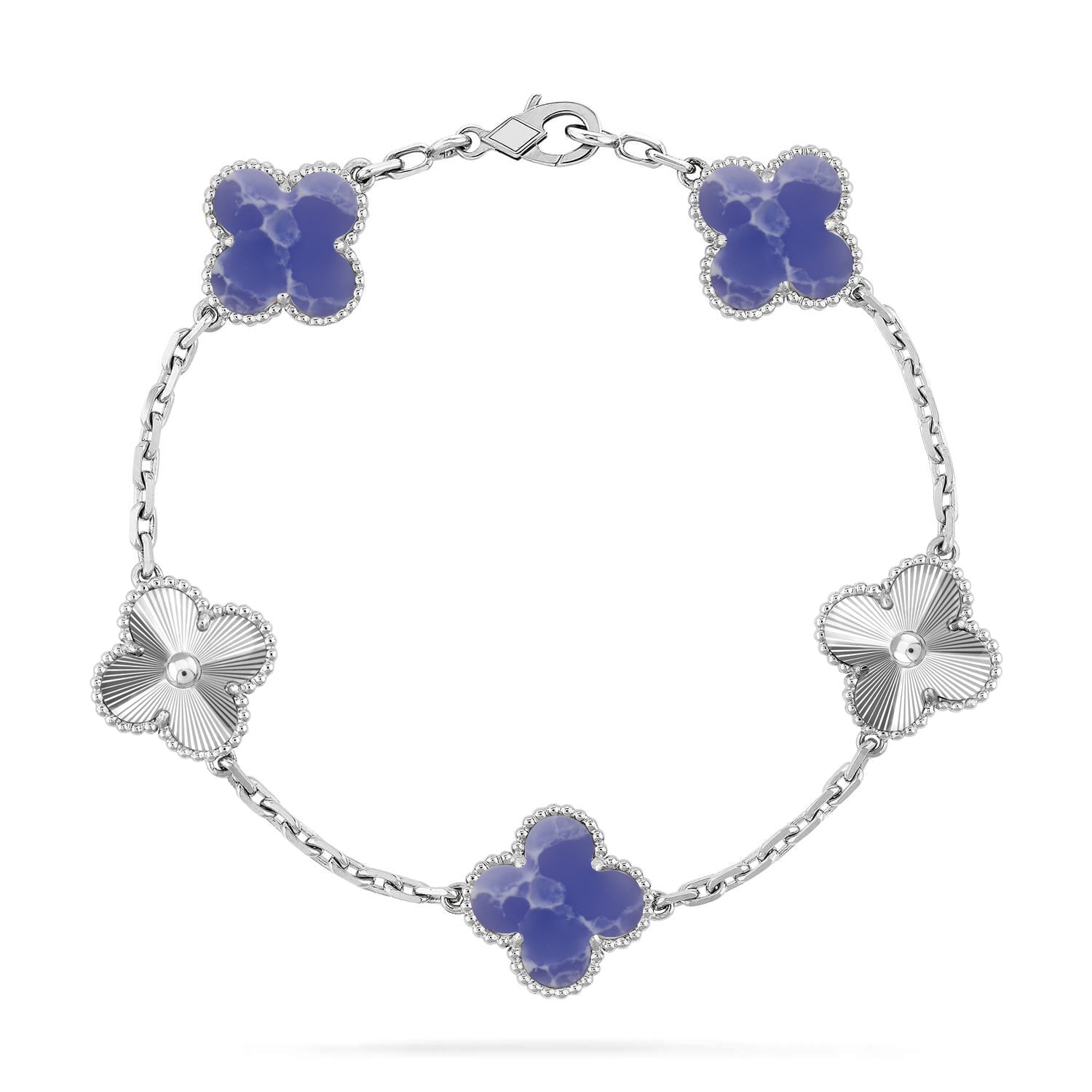 [Lumi]New CLOVER 5 MOTIF BLUE VEINS BRACELET COLLECTION