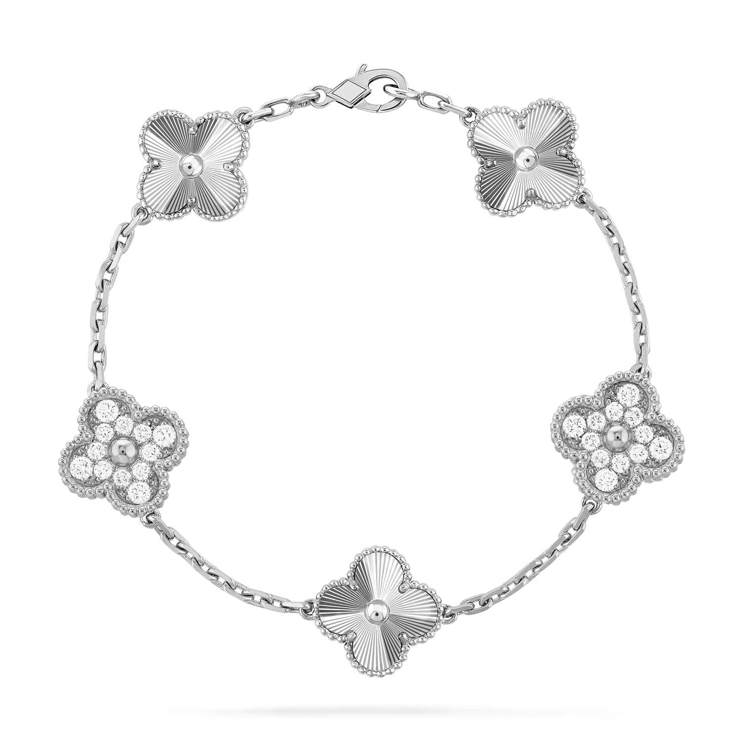 [Lumi jewelry] CLOVER 5 MOTIF LASER BRACELET COLLECTION