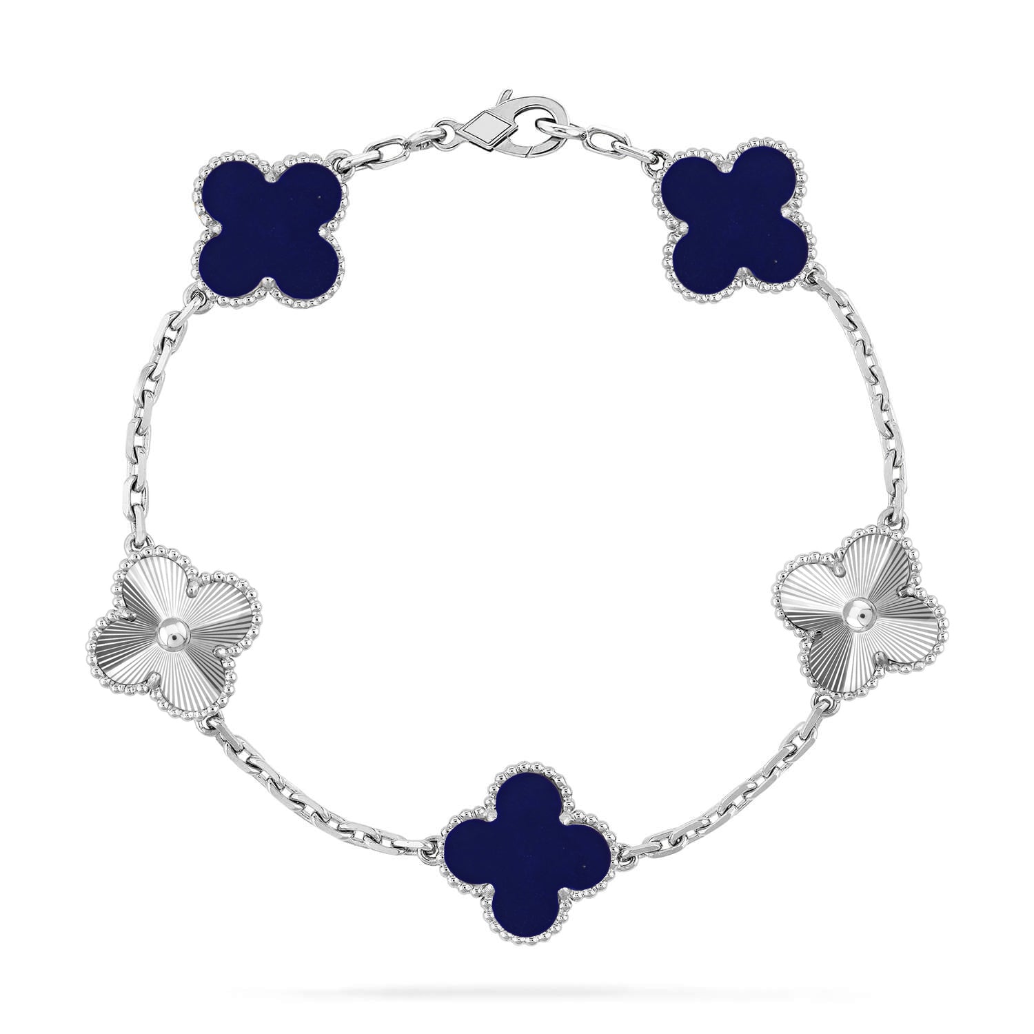 [Lumi]New CLOVER 5 MOTIF LAPIS LAZULI BRACELET COLLECTION