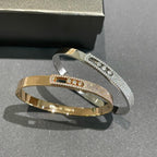 [Imperial Jewelrys]Move Noa Rose Gold Pavé Diamond Bangle Bracelet
