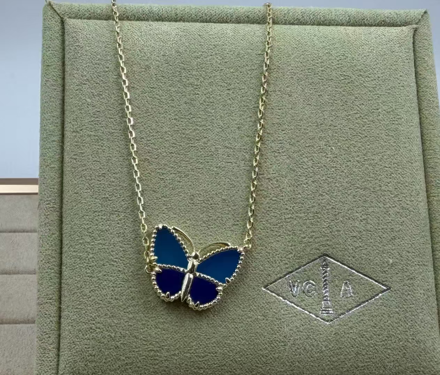 [Lumi]BUTTERFLY BLUE   NECKLACE