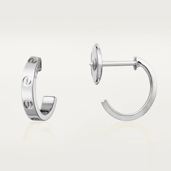 ¡®Lumi¡¯LOVE EARRINGS 2.65MM SILVER