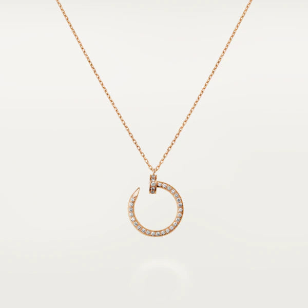 ¡®Lumi¡¯JUSTE NECKLACE PINK GOLD DIAMONDS