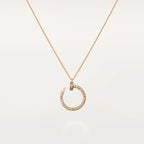 ¡®Lumi¡¯JUSTE NECKLACE PINK GOLD DIAMONDS