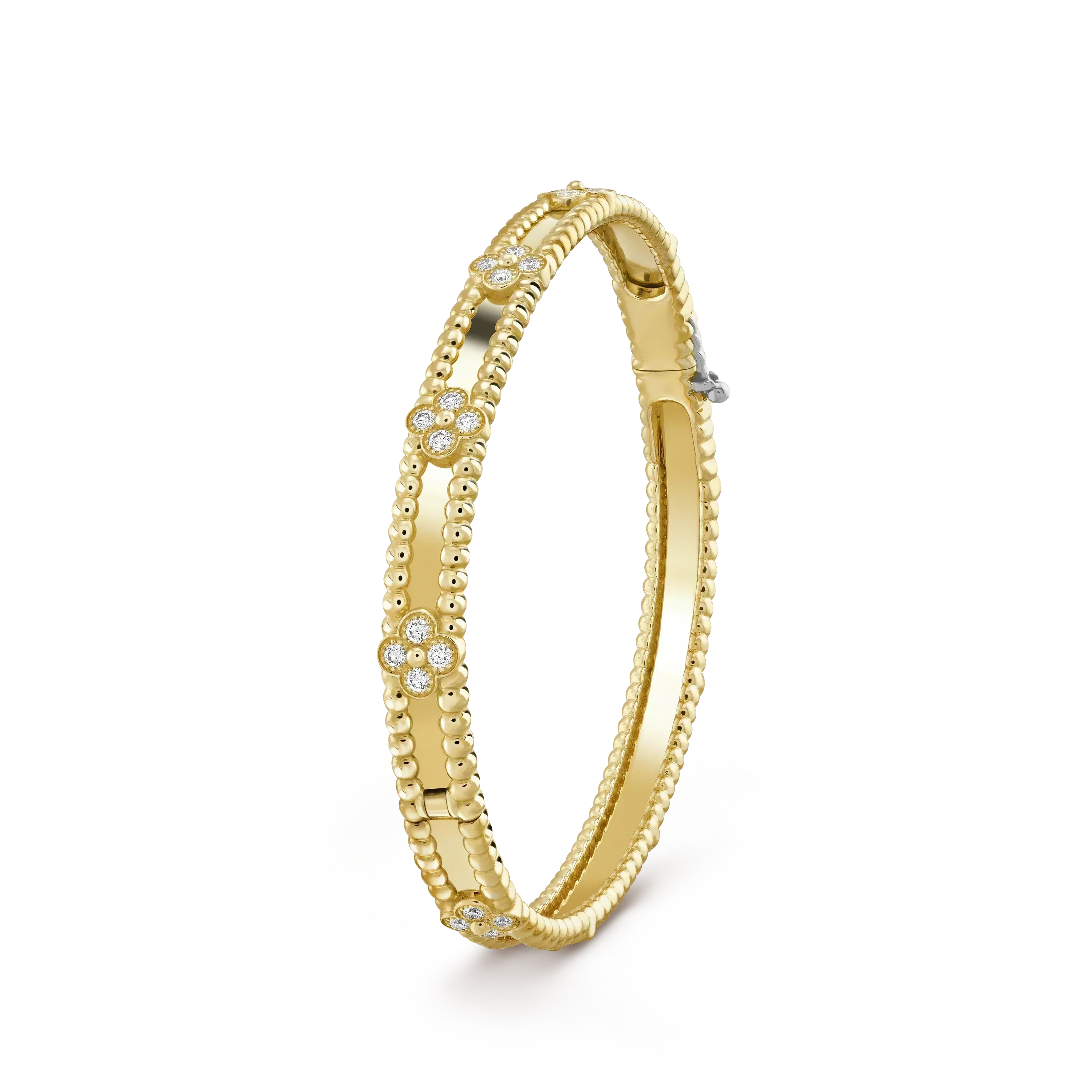 ¡®Lumi¡¯CLOVER BRACELET 4MM DIAMONDS