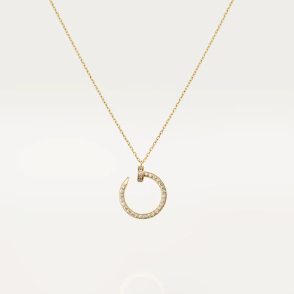 ¡®Lumi¡¯JUSTE NECKLACE GOLD DIAMONDS