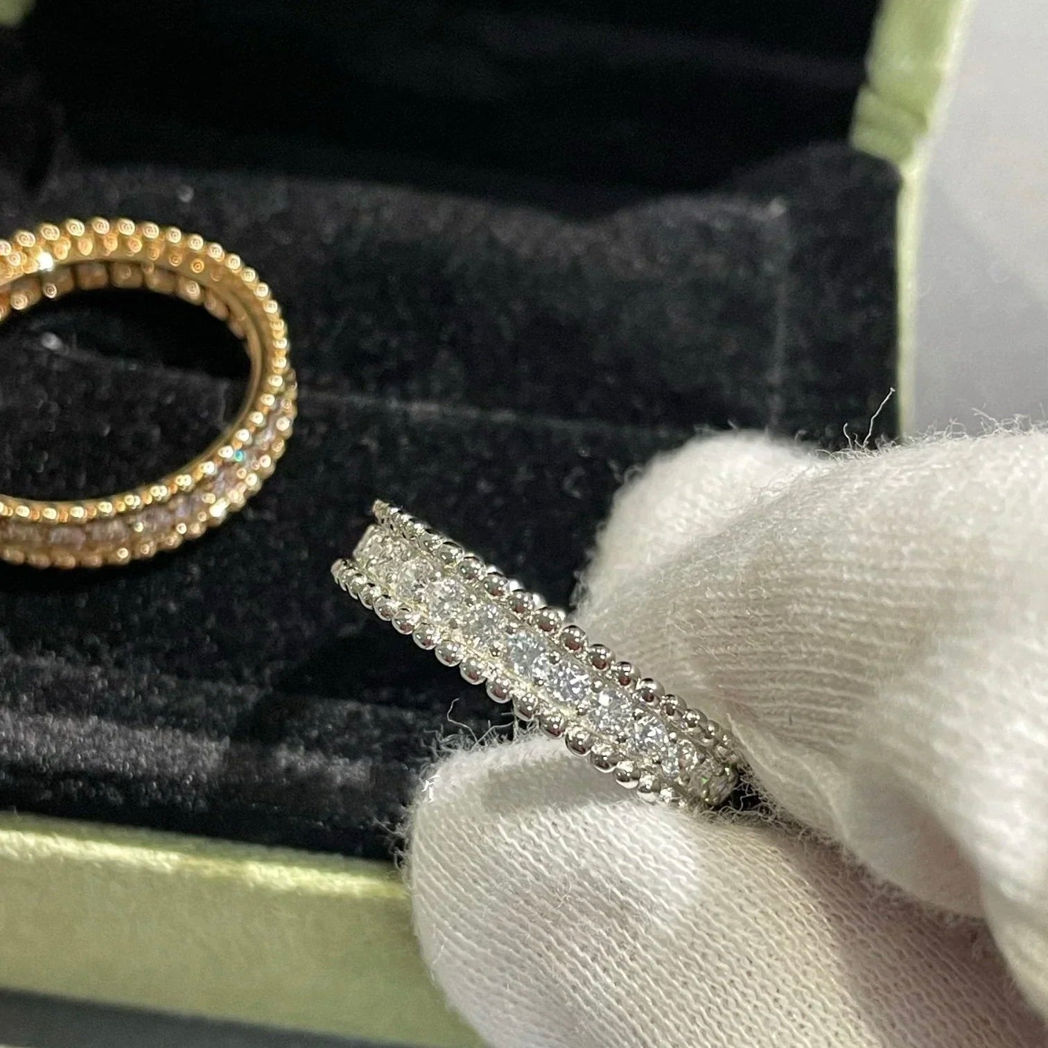 ¡®Lumi¡¯PERLEE DIAMOND ROSE GOLD RING