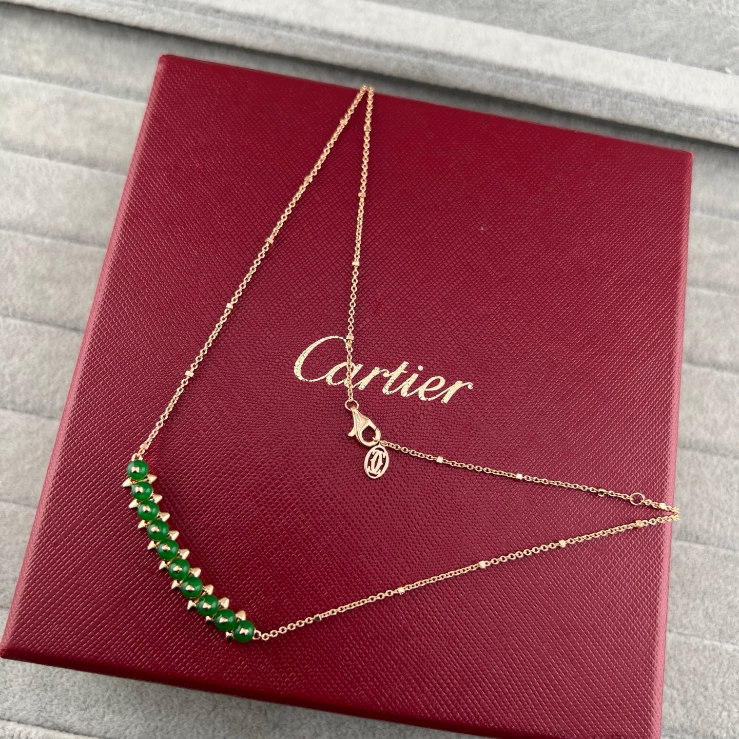 [Imperial] CLASH NEW COLORED GEMSTONE NECKLACE