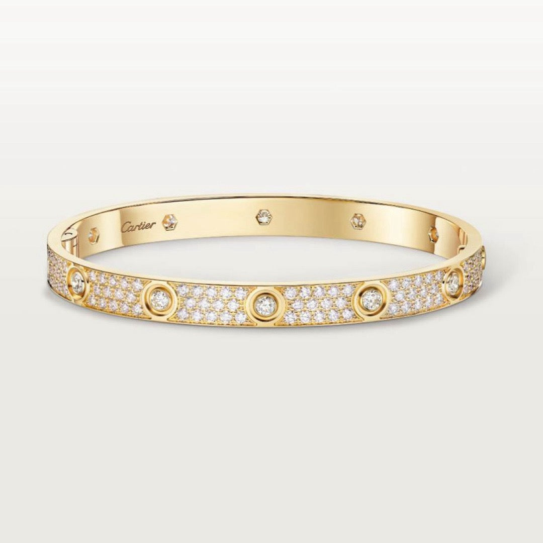 ¡®Imperial¡¯LOVE BRACELET 6.1MM DIAMOND-PAVED 10 BIG DIAMONDS