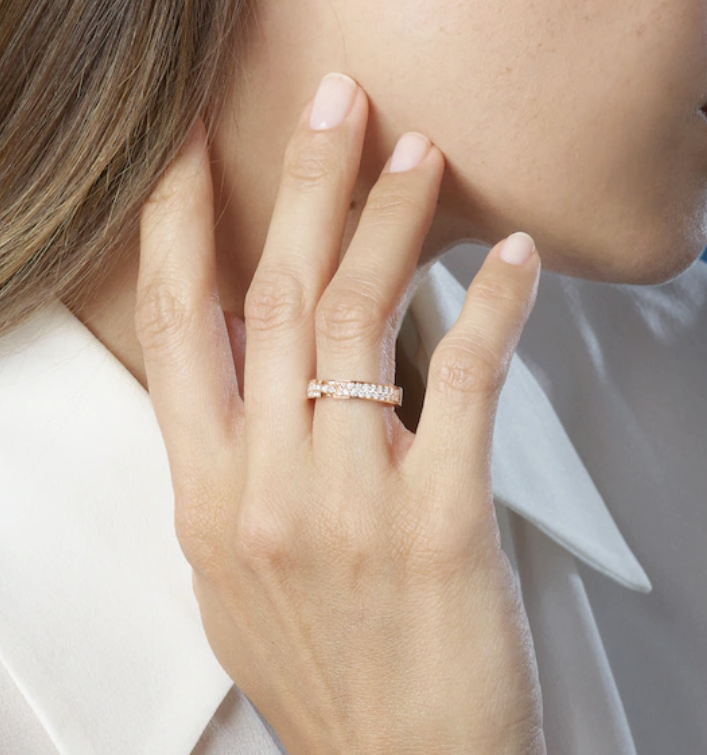 ¡®Lumi¡¯ALLIANCE LIENS VIDENCE PAVED DIAMOND 4MM RING