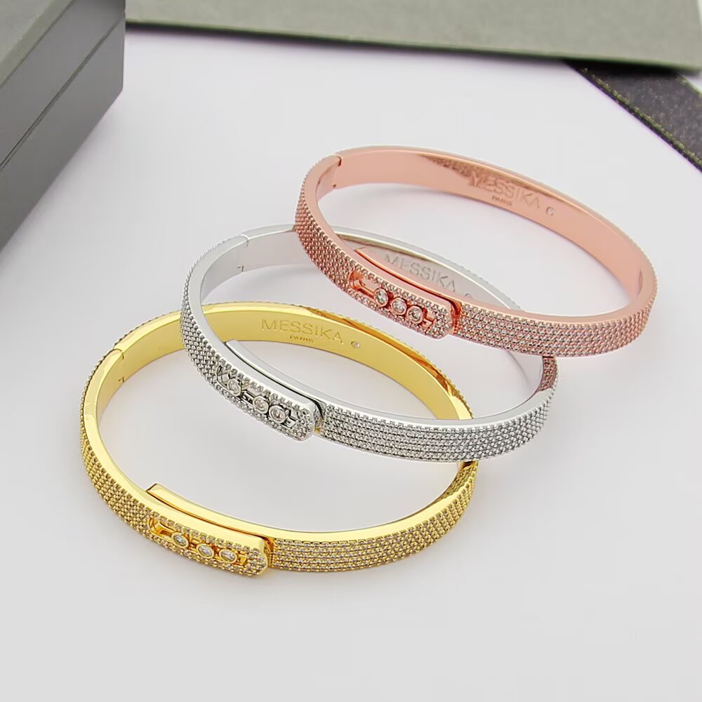 [Imperial Jewelrys]Move Noa Full Pavé Diamond Bangle Bracelet