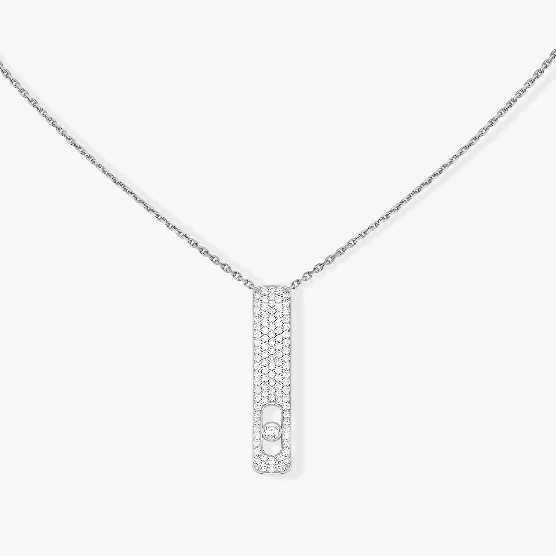 [Imperial Jewelrys]MY FIRST DIAMOND PAVED NECKLACE