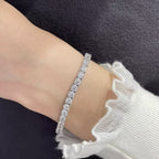 [¡®Lumi¡¯]TENNIS BRACELET WITH FULL DIAMOND SETTING