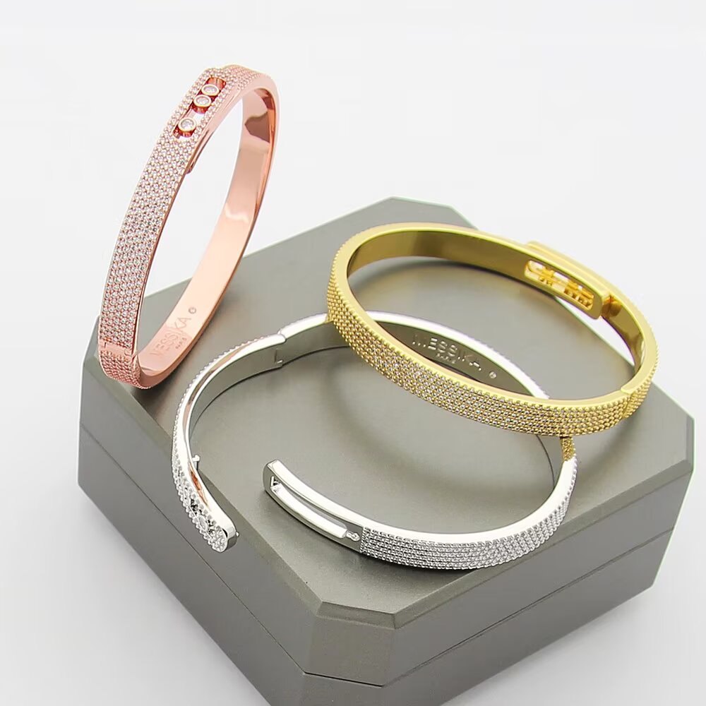 [Imperial Jewelrys]Move Noa Full Pavé Diamond Bangle Bracelet