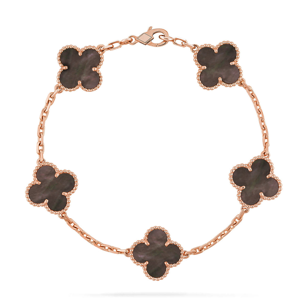[Lumi]New  CLOVER 5 MOTIF GRAY MOP BRACELET COLLECTION
