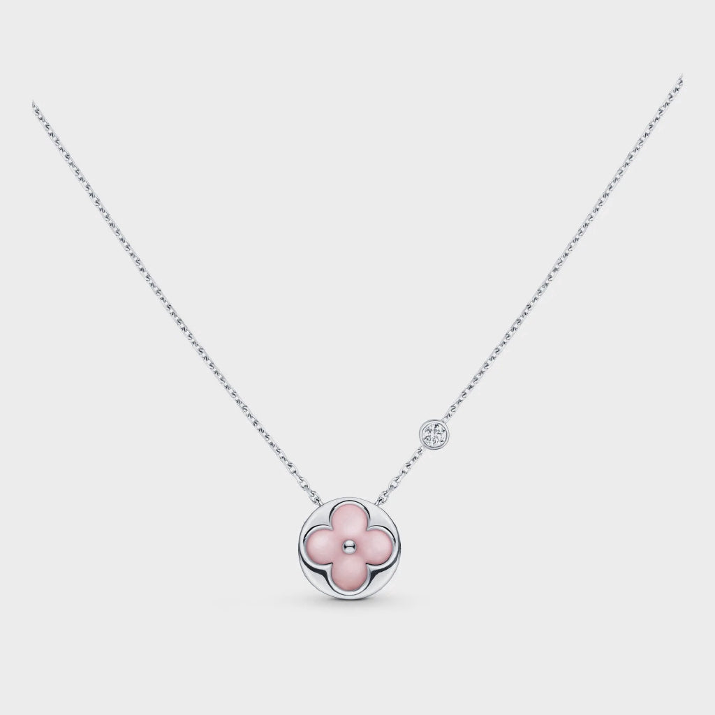 ¡®Lumi¡¯SUN MOTIF PINK MOP SILVER BRACELET