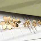 ¡®Lumi¡¯CLOVER COMOS GOLD DIAMOND RING
