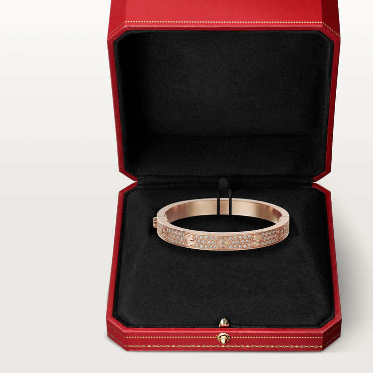¡®Lumi¡¯LOVE BRACELET 6.1MM DIAMOND-PAVED