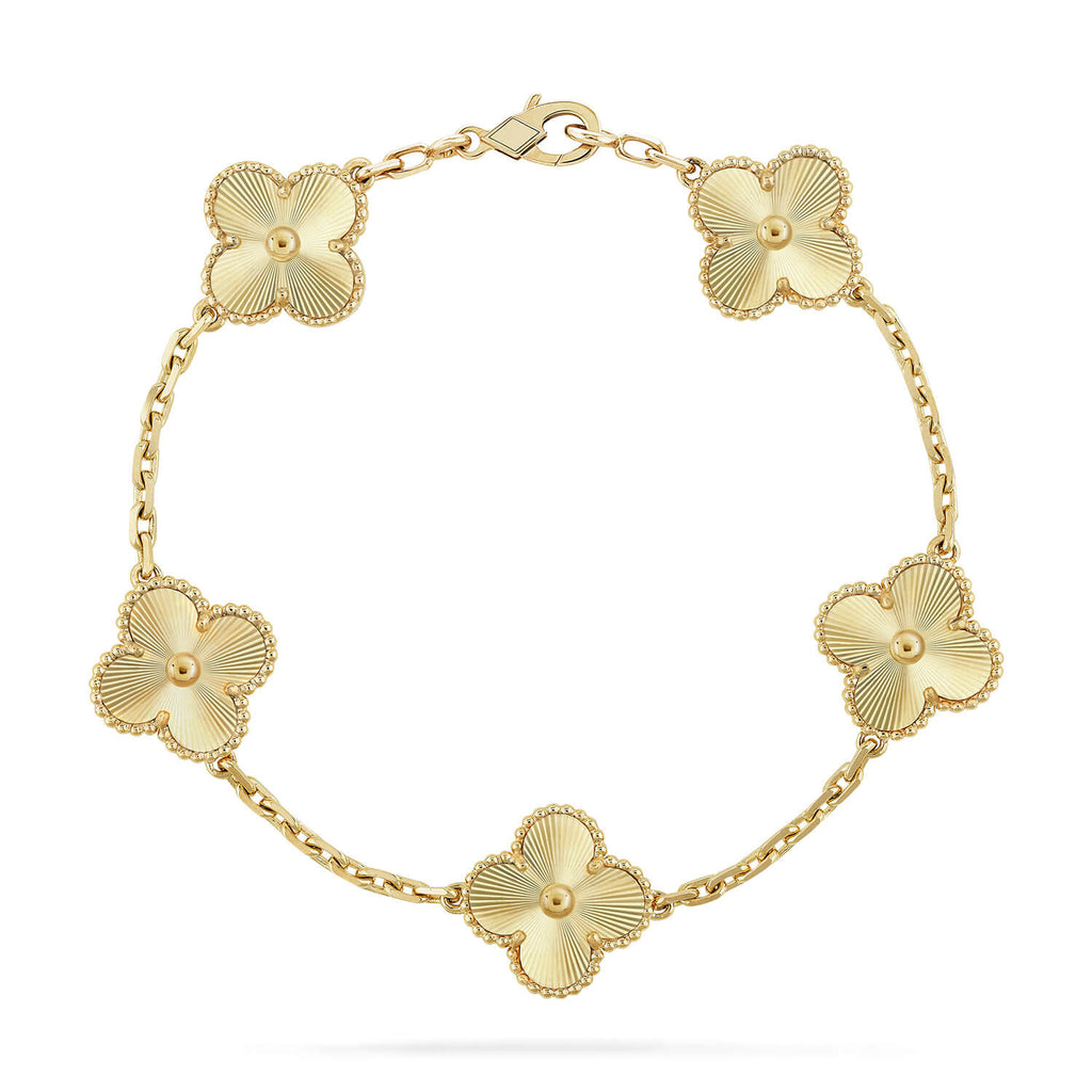 [Lumi jewelry] CLOVER 5 MOTIF LASER BRACELET COLLECTION