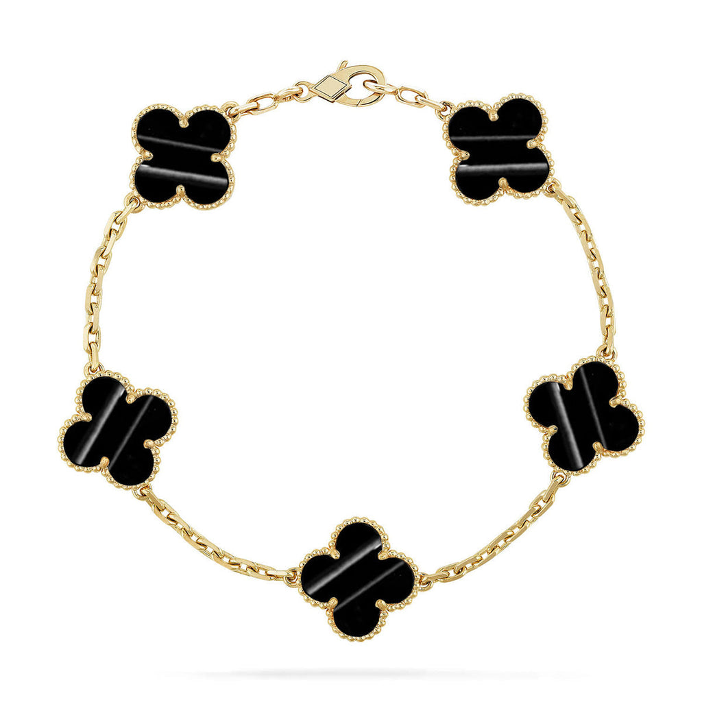 [Lumi]New  CLOVER 5 MOTIF PULSAR STONE BRACELET COLLECTION