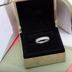¡®Lumi¡¯PERLEE DIAMOND SILVER RING