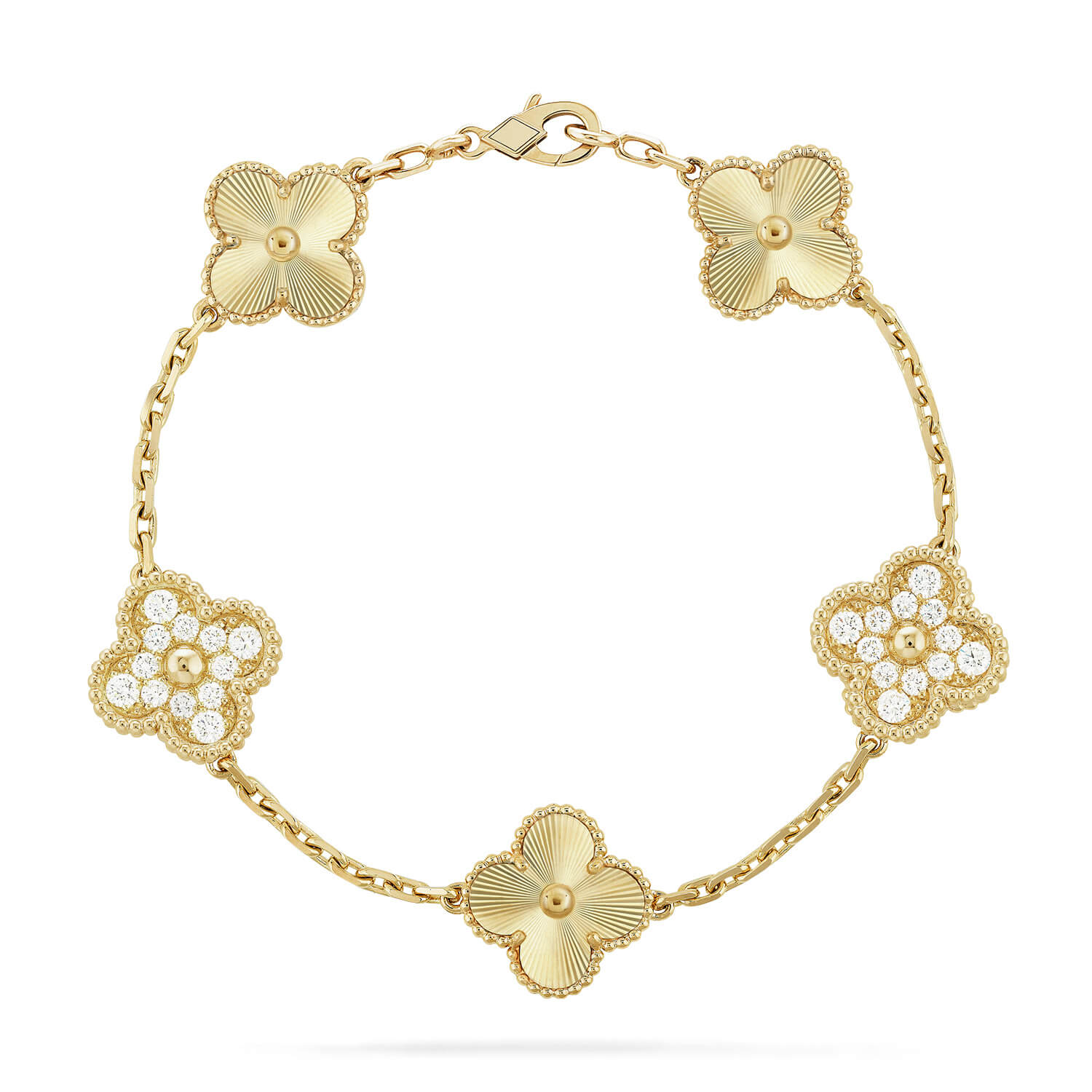 [Lumi]New  CLOVER 5 MOTIF LASER BRACELET COLLECTION