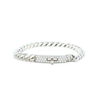 ¡®Lumi¡¯KELLY CHAIN SILVER DIAMOND BRACELET