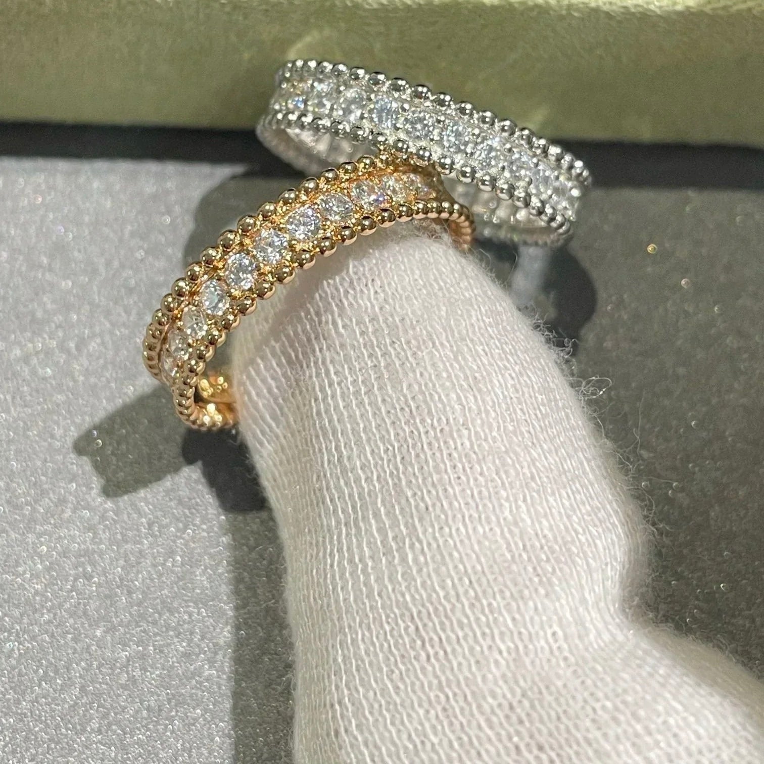 ¡®Lumi¡¯PERLEE DIAMOND ROSE GOLD RING