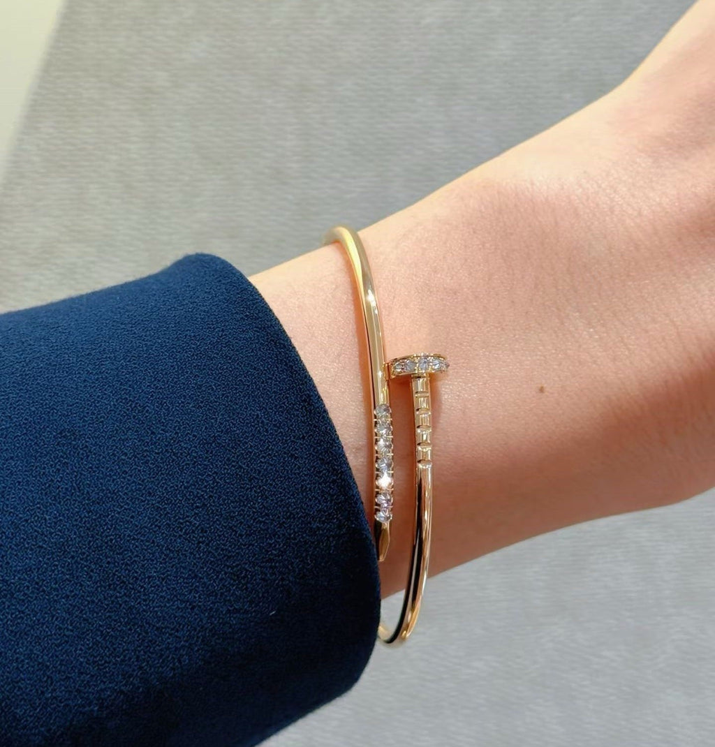 [Lumi]JUSTE BRACELET 2.5MM DIAMONDS NEW
