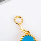 [Lumi jewelry] CLOVER 5 MOTIF TURQUOISE BRACELET COLLECTION
