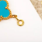 [Lumi]New  CLOVER 5 MOTIF TURQUOISE BRACELET COLLECTION