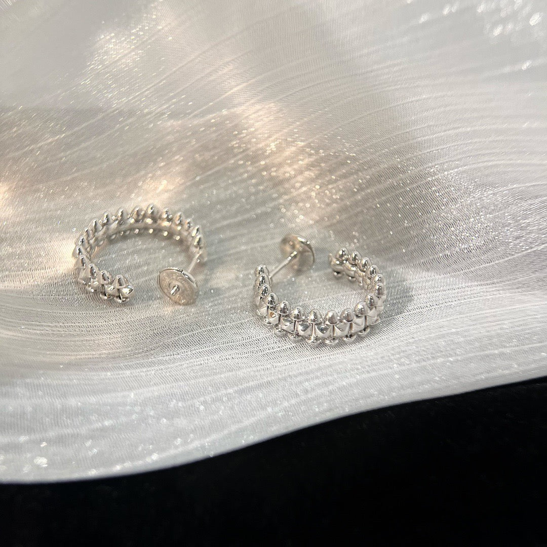 ¡®Lumi¡¯CLASH SMALL HOOP EARRINGS