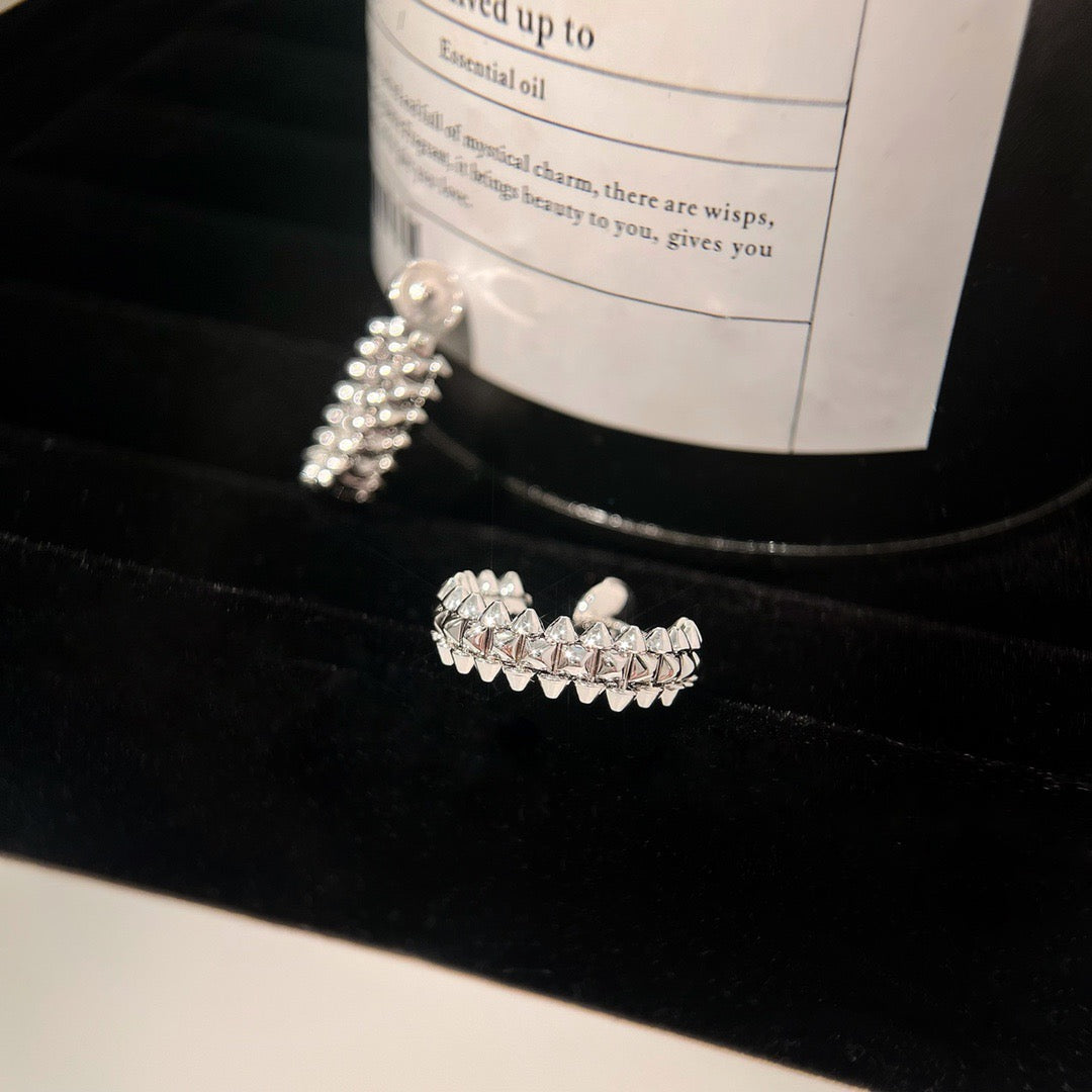 ¡®Lumi¡¯CLASH SMALL HOOP EARRINGS