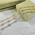[¡®Lumi¡¯]CLOVER 6 MOTIF DIAMOND LASER BRACELET
