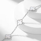 ¡®Lumi¡¯CLOVER 10 MOTIFS WHITE MOTHER OF PEARL NECKLACE