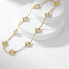 ¡®Lumi¡¯CLOVER 10 MOTIFS LASER NECKLACE