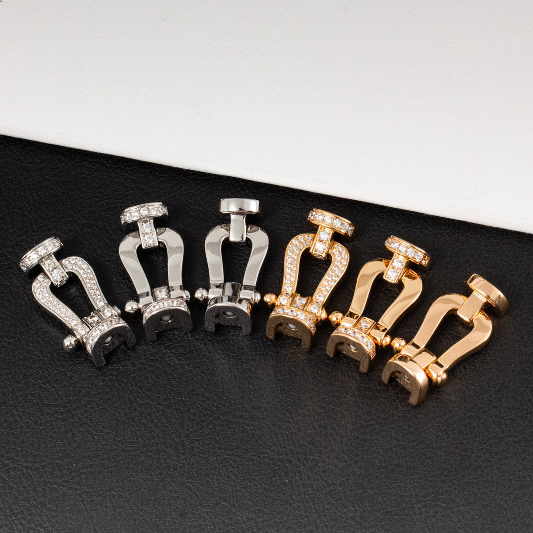 ¡®Lumi¡¯FORCE LARGE HORSESHOE FULL DIAMOND BRACELET SILVER