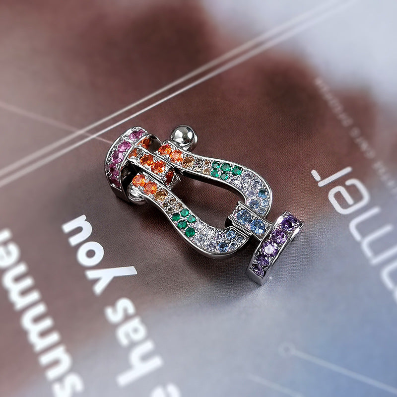 ¡®Lumi¡¯FORCE LARGE HORSESHOE CLASP  METAL BRACELET