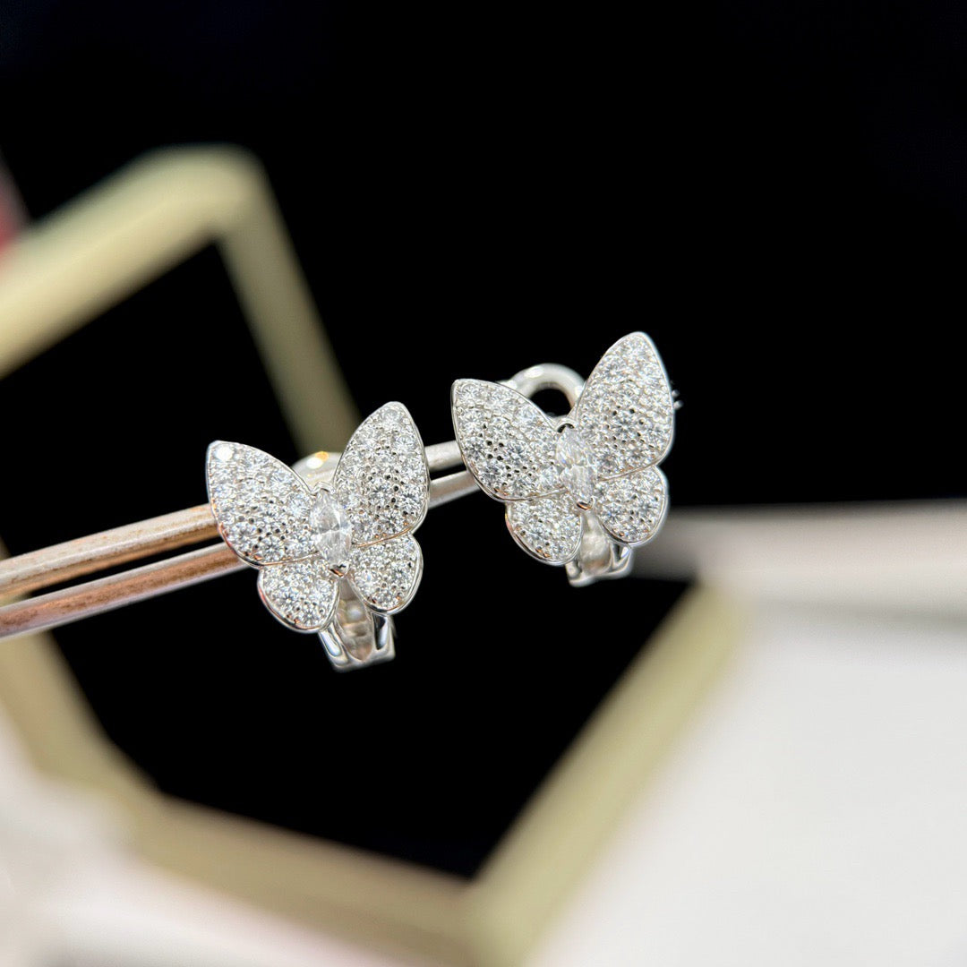 ¡®Lumi¡¯BUTTERFLY ALL DIAMOND EARRINGS