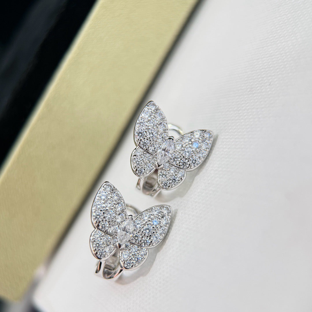 ¡®Lumi¡¯BUTTERFLY ALL DIAMOND EARRINGS