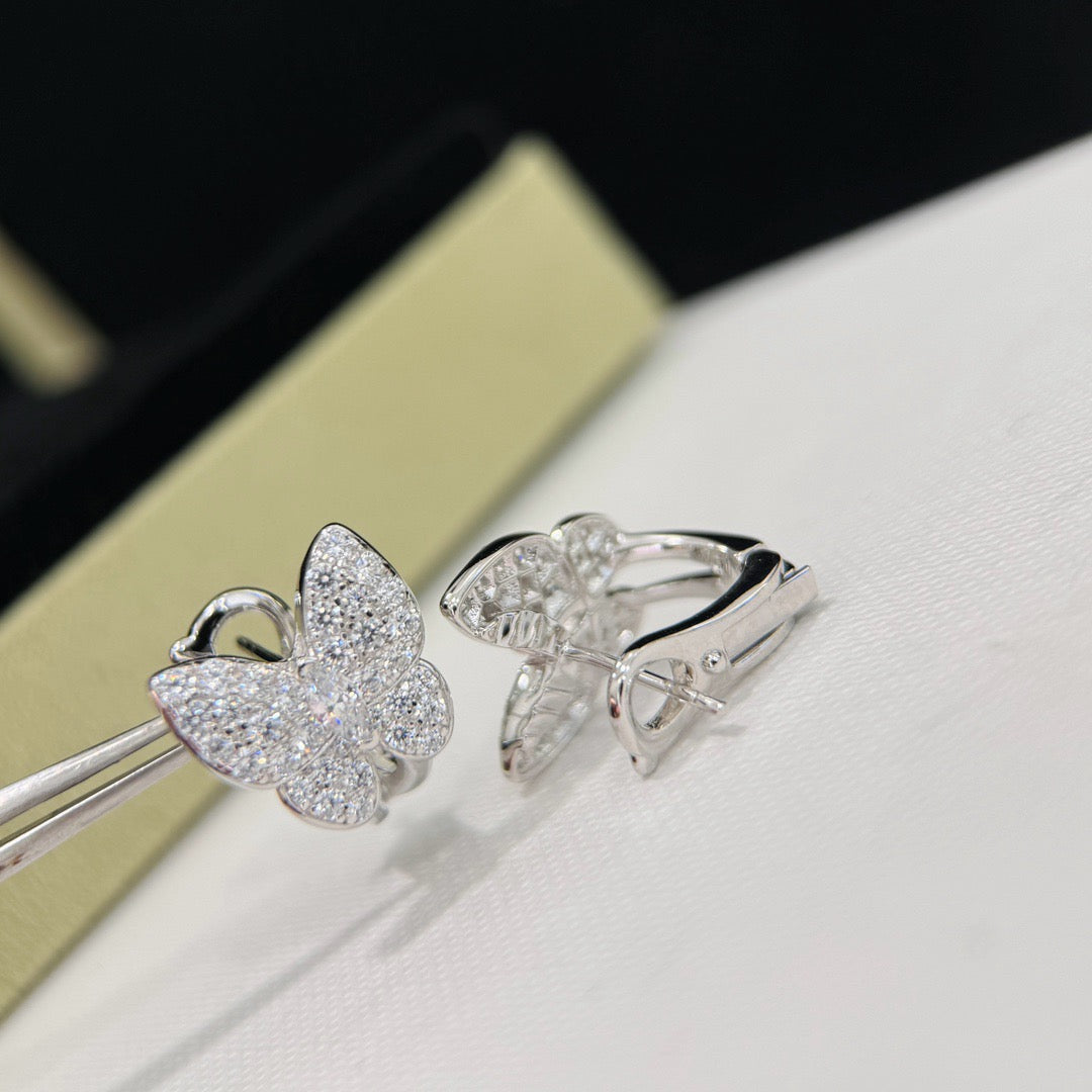 ¡®Lumi¡¯BUTTERFLY ALL DIAMOND EARRINGS