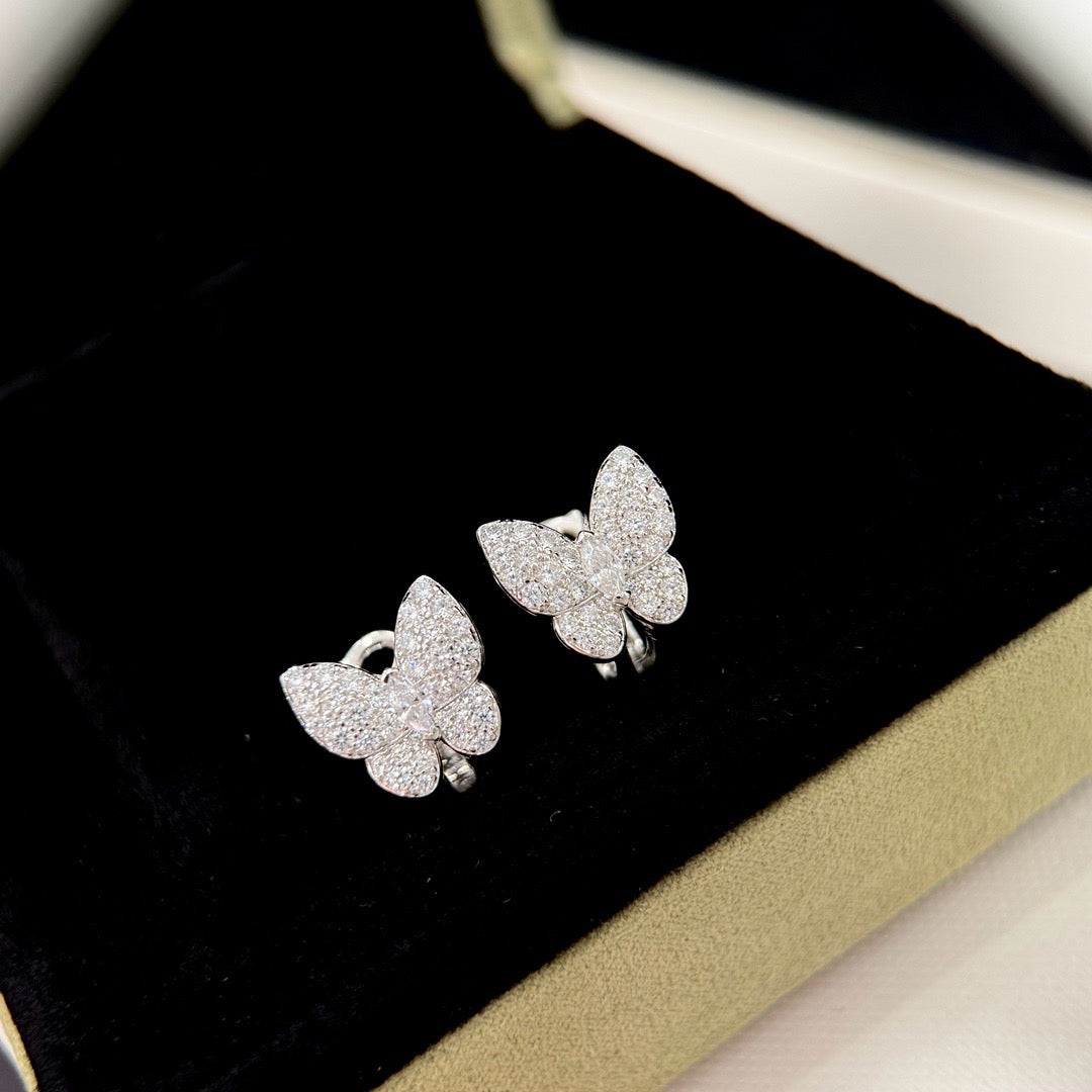 ¡®Lumi¡¯BUTTERFLY ALL DIAMOND EARRINGS