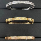 ¡®Lumi¡¯CLOVER BRACELET 4MM DIAMONDS